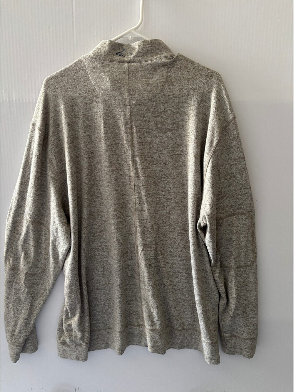 Greg Norman Men's XXL Heather Gray 1/4 Zip Pullover Sweater - Picture 2 of 9